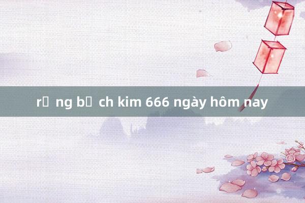 rồng bạch kim 666 ngày hôm nay